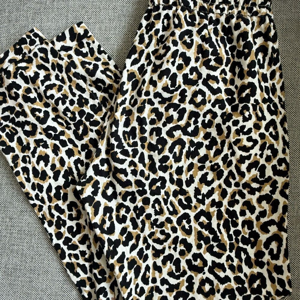 J.Crew Leopard Print Pants - Picture 2 of 3